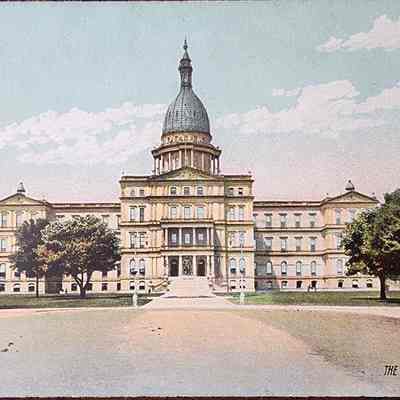 The Capitol, Lansing, Mich., Postcard