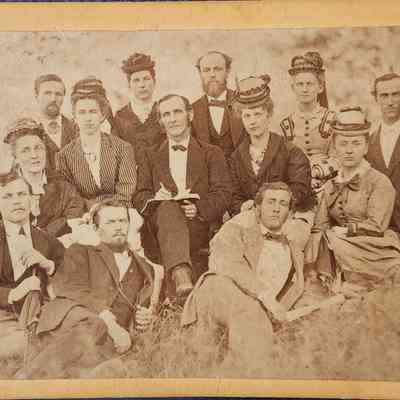 John H. Chase School Group CDV