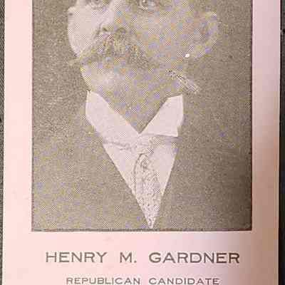 Henry M. Gardner for Probate Judge Palm Card