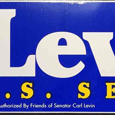 Levin U.S. Senate Bumper Sticker