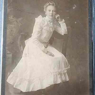 Altha Coleman Cabinet Card by Ellison