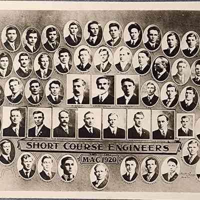 Short Course Engineers, M.A.C. 1920 Composite Postcard