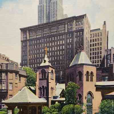 The Little Church Around the Corner, New York City, Postcard