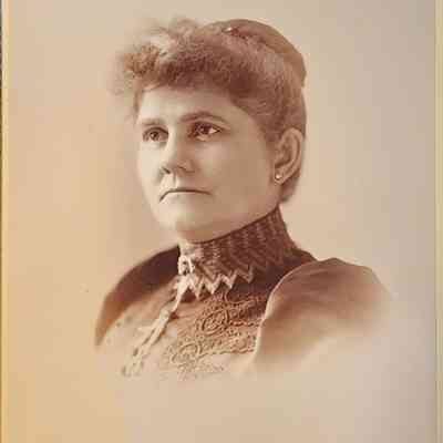 Portrait of a Woman Cabinet Card by Christmas