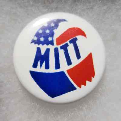 Romney Eagle Button