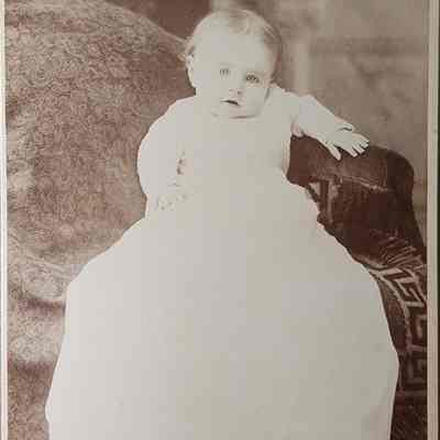 Portrait of a Child Cabinet Card by Beardsley