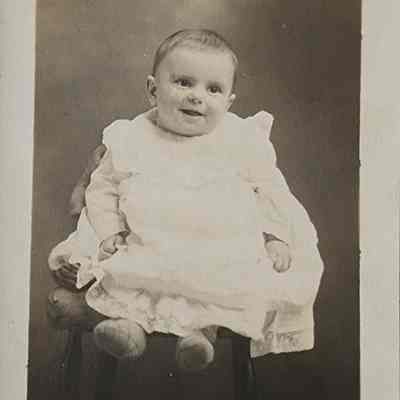 Portrait of a Child RPPC by Newman