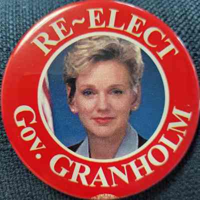 Re-Elect Gov. Granholm Button