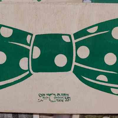 Soapy Bowtie Paper Hat