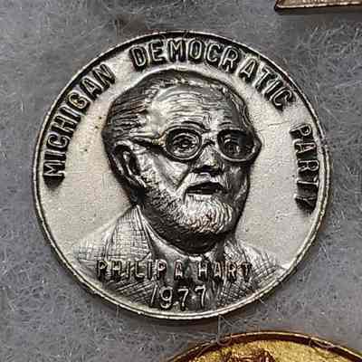 Michigan Democratic Party 1977 Member Pin