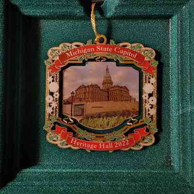 Michigan State Capitol 2022 Ornament