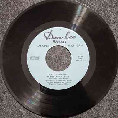 Dimondale Presbyterian Church, Don-Lee Records, 45 RPM Record