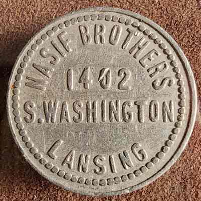 Nasif Brothers 5-Cent Token