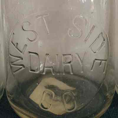 West Side Dairy Co. Embossed Quart Bottle
