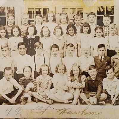High Street School 1941 RPPC by Larner