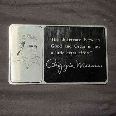 Biggie Munn REO Diamond T Metal Advertising Plate