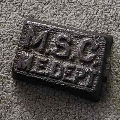 M.S.C. M.E. Dept. Iron Paperweight