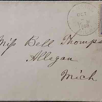 Lansing, Mich., 1888, Postal Cover