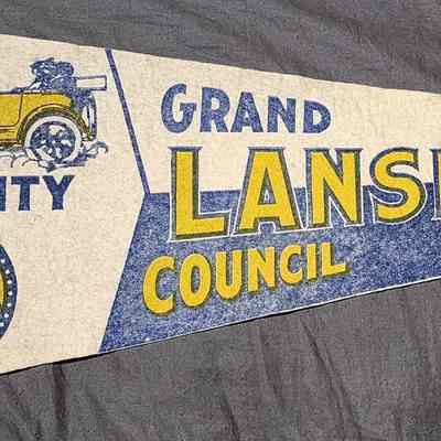Lansing UCT Grand Council 1915 Pennant