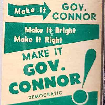 Make it Gov. Connor Matchbook