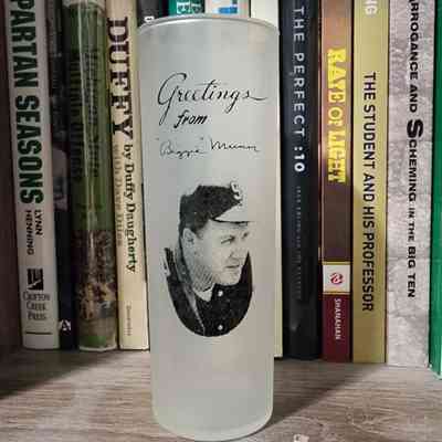 Greetings from "Biggie" Munn Frosted Glass