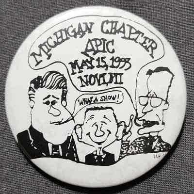 Michigan APIC Chapter 1993 Button