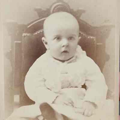 Portrait of a Baby CDV by Scotford