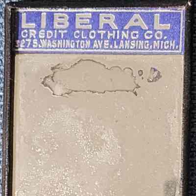 Liberal Credit Clothing Co. Advertising Mirror