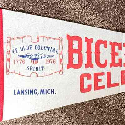 Lansing, Mich. Bicentennial Celebration Pennant