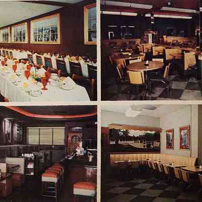 The Famous Grill, Lansing, Michigan, Postcard