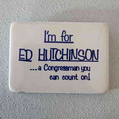 I'm for Ed Hutchinson... a Congressman you can count on! Button