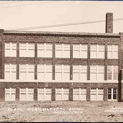 Rural Agricultural School, Okemos, Mich. RPPC by Harvey Photo Shop