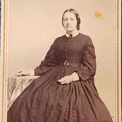 Portrait of a Woman CDV by LeClear, New York