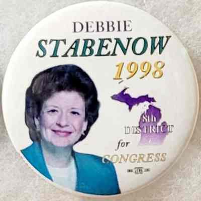 Debbie Stabenow for Congress Button