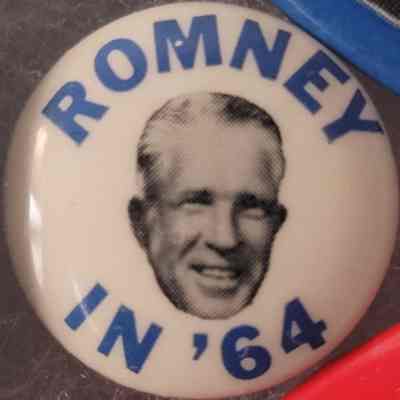 Romney in '64 Button