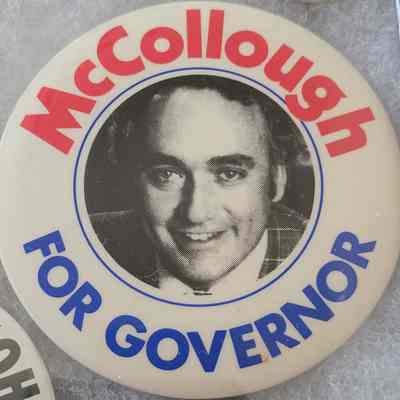 McCollough for Governor Button