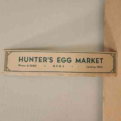 Hunter's Egg Market Advertising