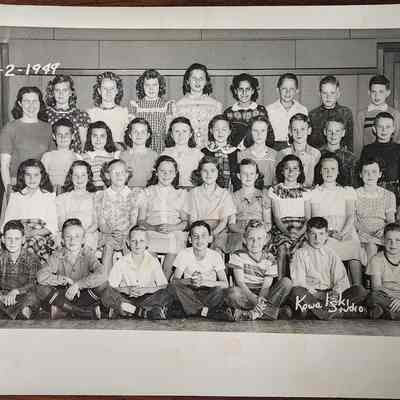 Lansing School Class Photo, 1949, by Kowalski