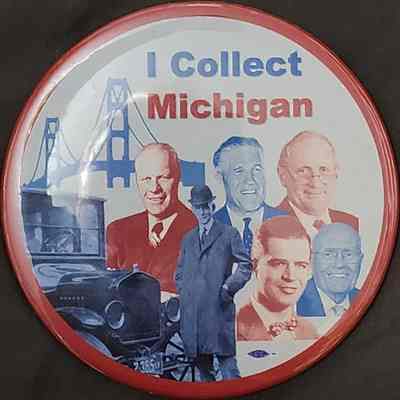 I Collect Michigan Button