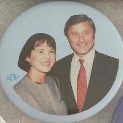 Governor and Mrs. Blanchard Button