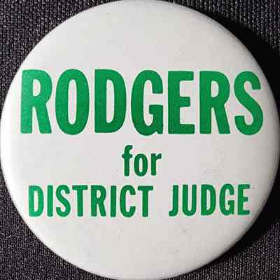 Rogers for District Judge Button