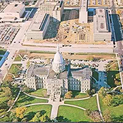 State Capitol Building and Administrative Complex, Lansing, Michigan, Postcard