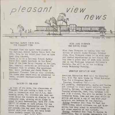 Pleasant View News, October 27, 1961