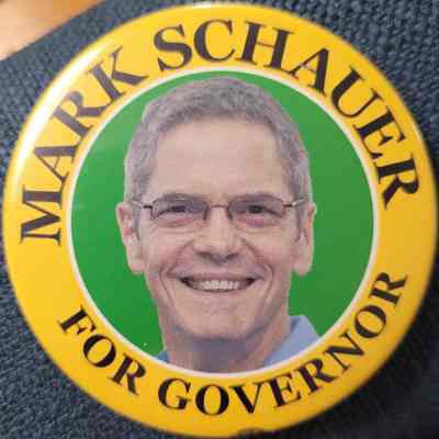 Mark Schauer for Governor Button