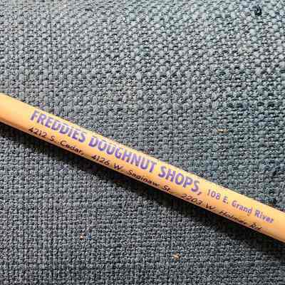 Freddies Doughnut Shops Advertising Pencil