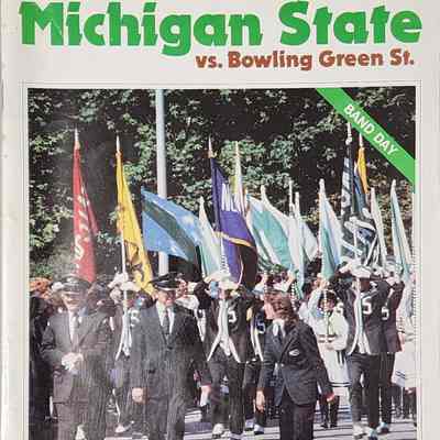Michigan State Band Day 1981 Program vs. Bowling Green St.