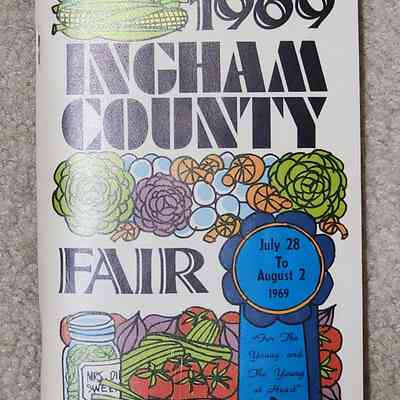 Ingham County Fair, 1969, Premium List