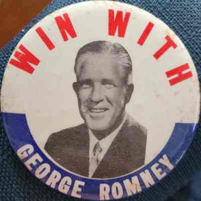 Win With George Romney Button