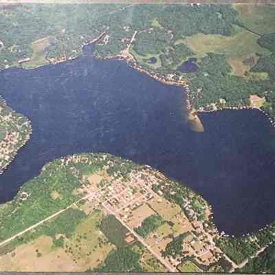 Eight Point Lake Aerial Postcard