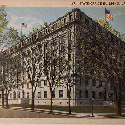 State Office Building, Lansing, Mich., Postcard